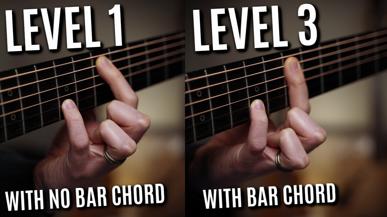 A Melodic Approach To Bar Chords Bar Chord Exercises You Should