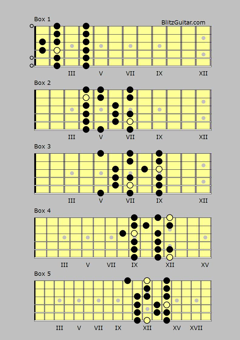 E major scale Blitz Guitar.com – FINGERSTYLE GUITAR LESSONS