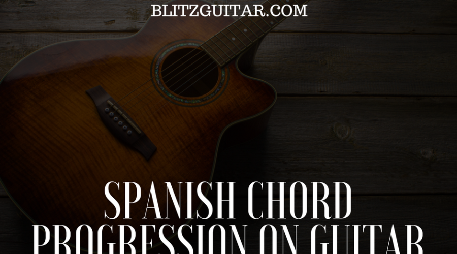 Spanish chord progression on guitar for beginners guitar lesson