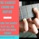 The Easiest Chord on Guitar – Learn Two Shapes Play Any Major and Minor Chord