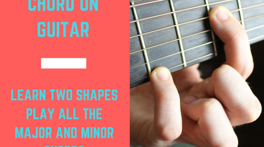 The Easiest Chord on Guitar – Learn Two Shapes Play Any Major and Minor Chord