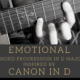 Emotional Chord Progression in D major on Fingerstyle Guitar