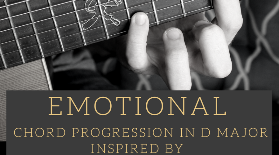 Emotional Chord Progression in D major on Fingerstyle Guitar