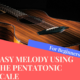 A Bluesy Melody Using the Pentatonic Scale | Beginner Lesson