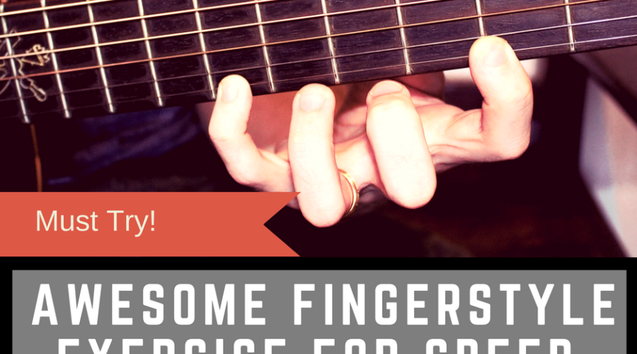 Awesome Fingerstyle Exercise for Speed, Stretch and Fluidity! E Minor Arpeggios!