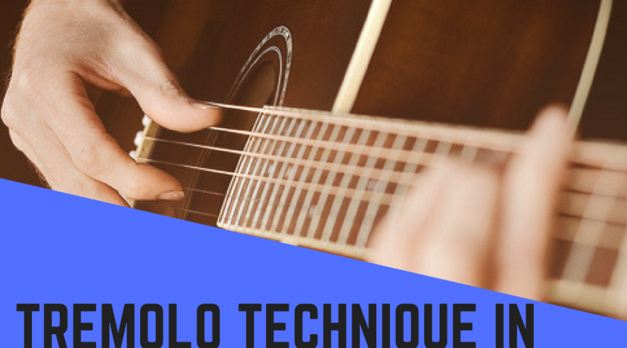 Tremolo technique in 4 steps