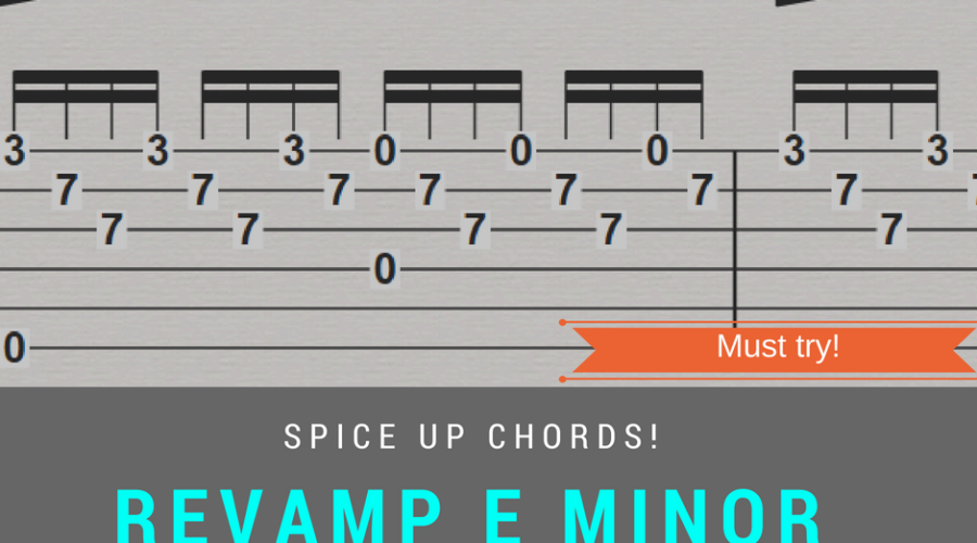 Revamp E minor Chord by Using awesome