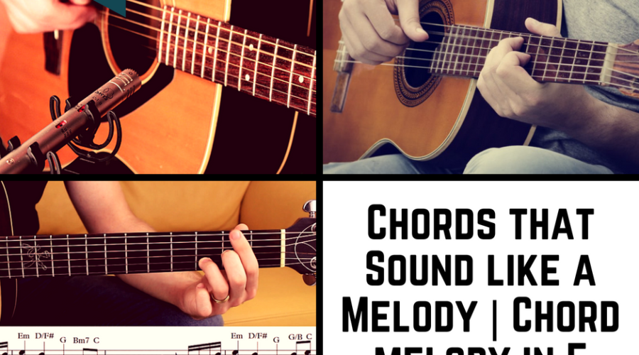 Chords that sound like a beautfiful melody Chord melody in E minor