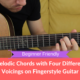 Melodic Chords with Four Different Voicings on Fingerstyle Guitar