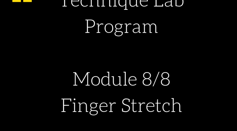 Technique lab 8 Finger Stretch