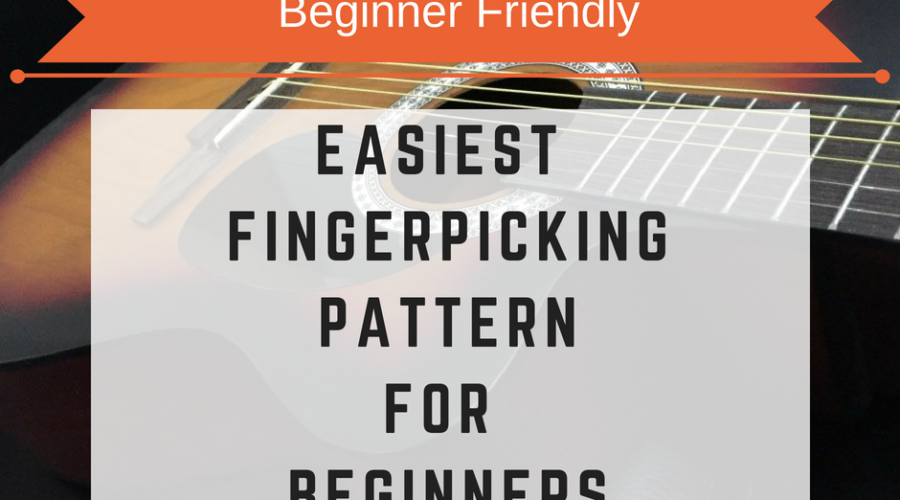 Easiest Fingerpicking Pattern for beginners on acoustic guitar