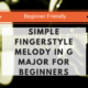 Simple Fingerstyle Melody for Beginners in G Major