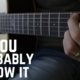 The Most Satisfying Chord Progression on Guitar … strumming and fingerstyle