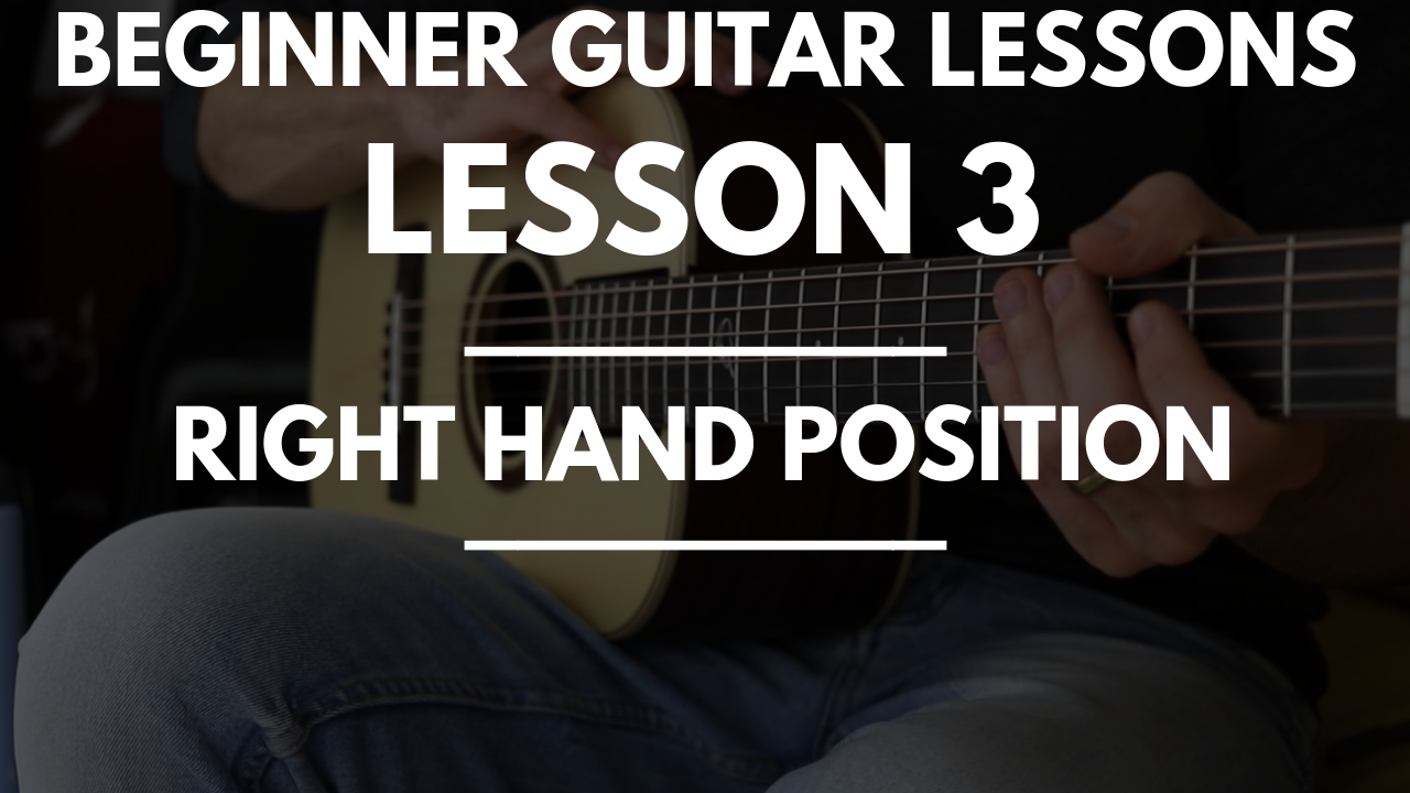 Lesson 3 The Right Hand Position Fingerstyle Guitar Lessons 9217