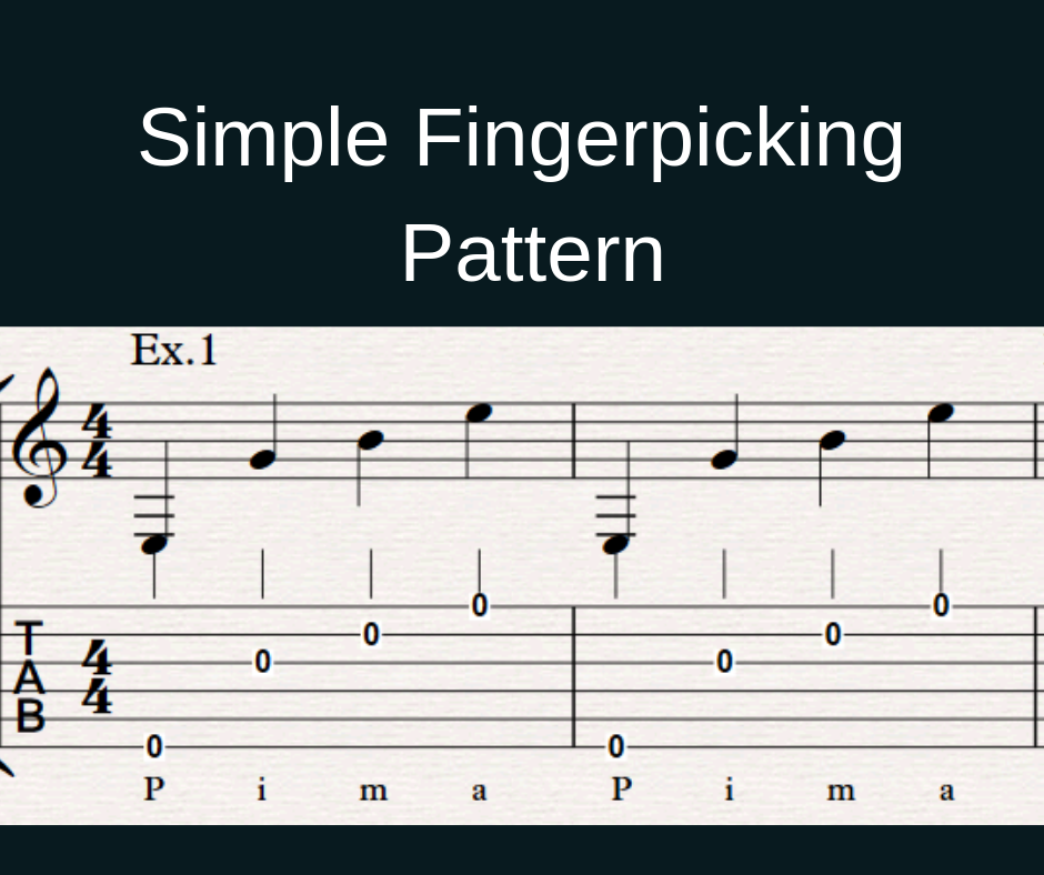 Simple Fingerpicking Pattern FINGERSTYLE GUITAR LESSONS