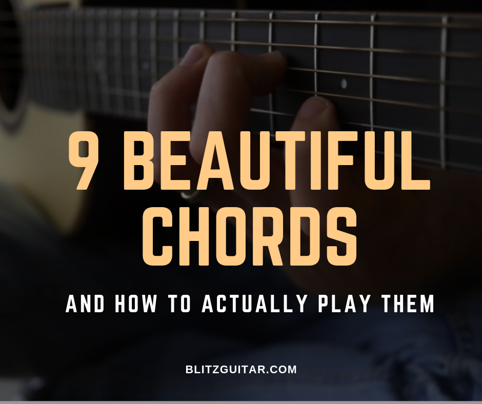 playing lead guitar over chords