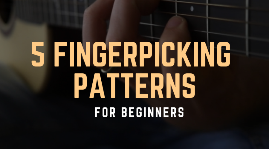 Guitar lesson - 5 fingerpicking patterns for beginners