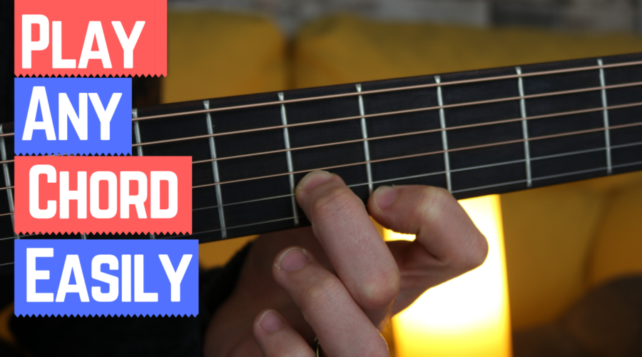 How to simplify any chord easily on guitar