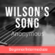 Wilson’s Song by Anonymous Fingestyle Guitar Lesson