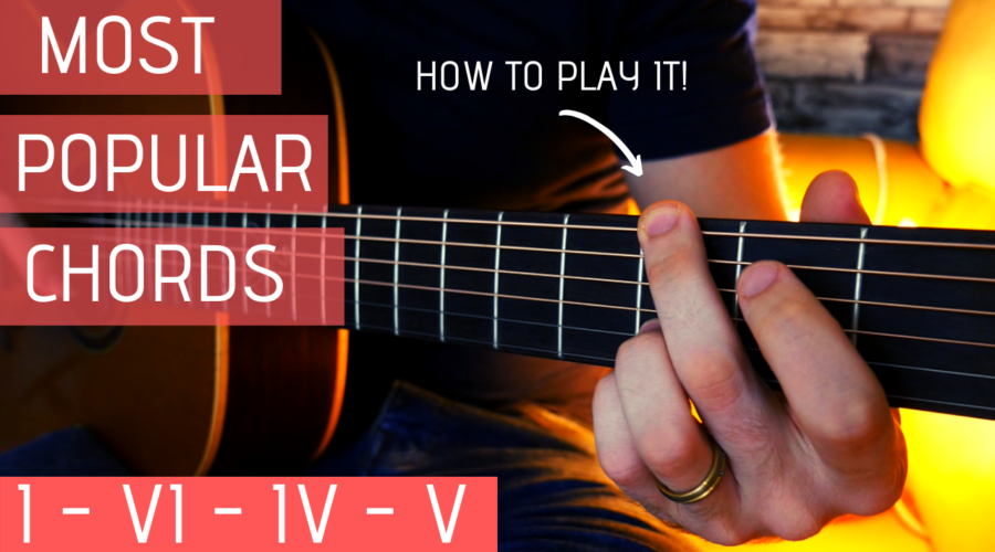 The Most Popular Chord Progression Ever Played (easy and beautiful)