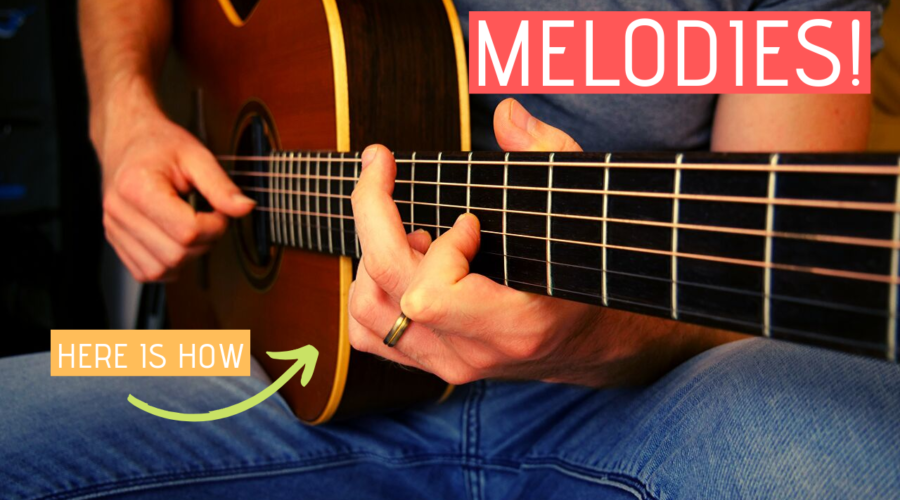 Melodies Between Chords ... Here's How You Do It.