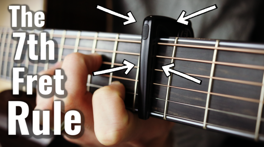 This is Why I Love the Guitar Capo on Fret VII!