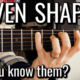 The Seven Shapes of the Major Scale … (and how to play them)