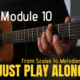 Just Play Along Module 10 | Slow Melody in F# Minor