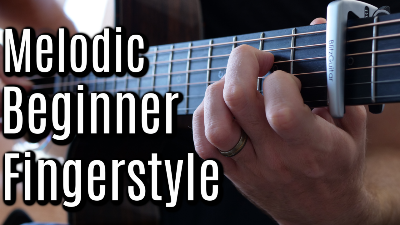 Melodic Fingerpicking Exercise For Beginners Fingerstyle Guitar Lessons