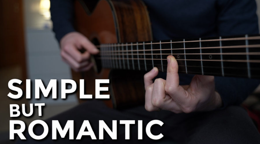 Simple Fingerpicking Pattern With Romantic Chords