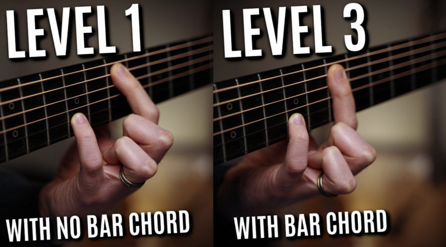 2 A Melodic Approach to Bar Chords (7 Bar Chords Exercises You Should Practice)