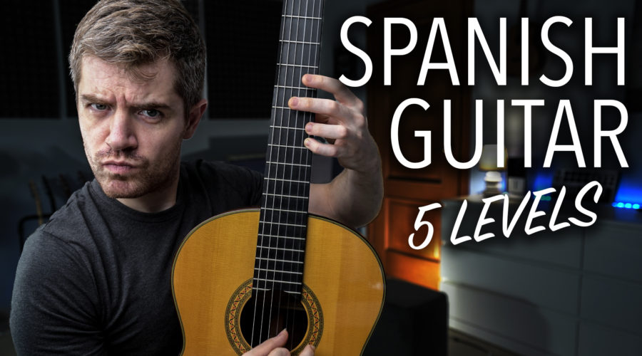 SPANISH GUITAR FIVE LEVELS