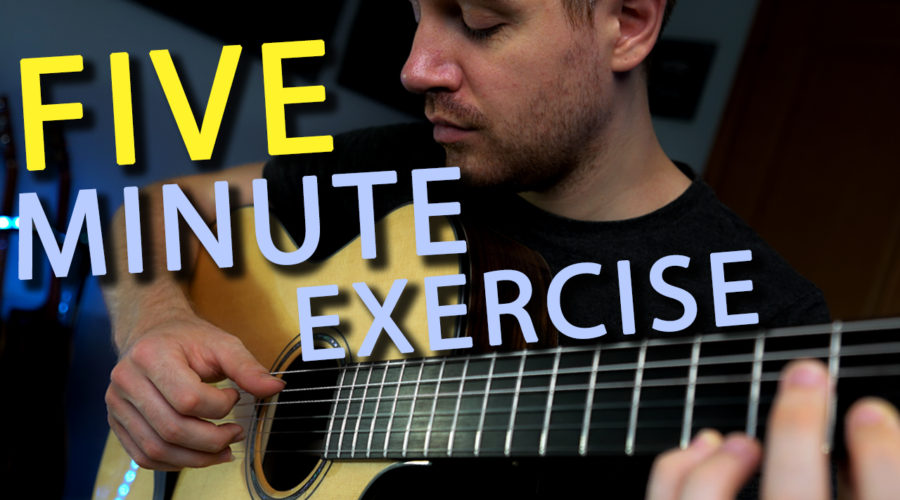 FIVE MINUTE guitar exercise